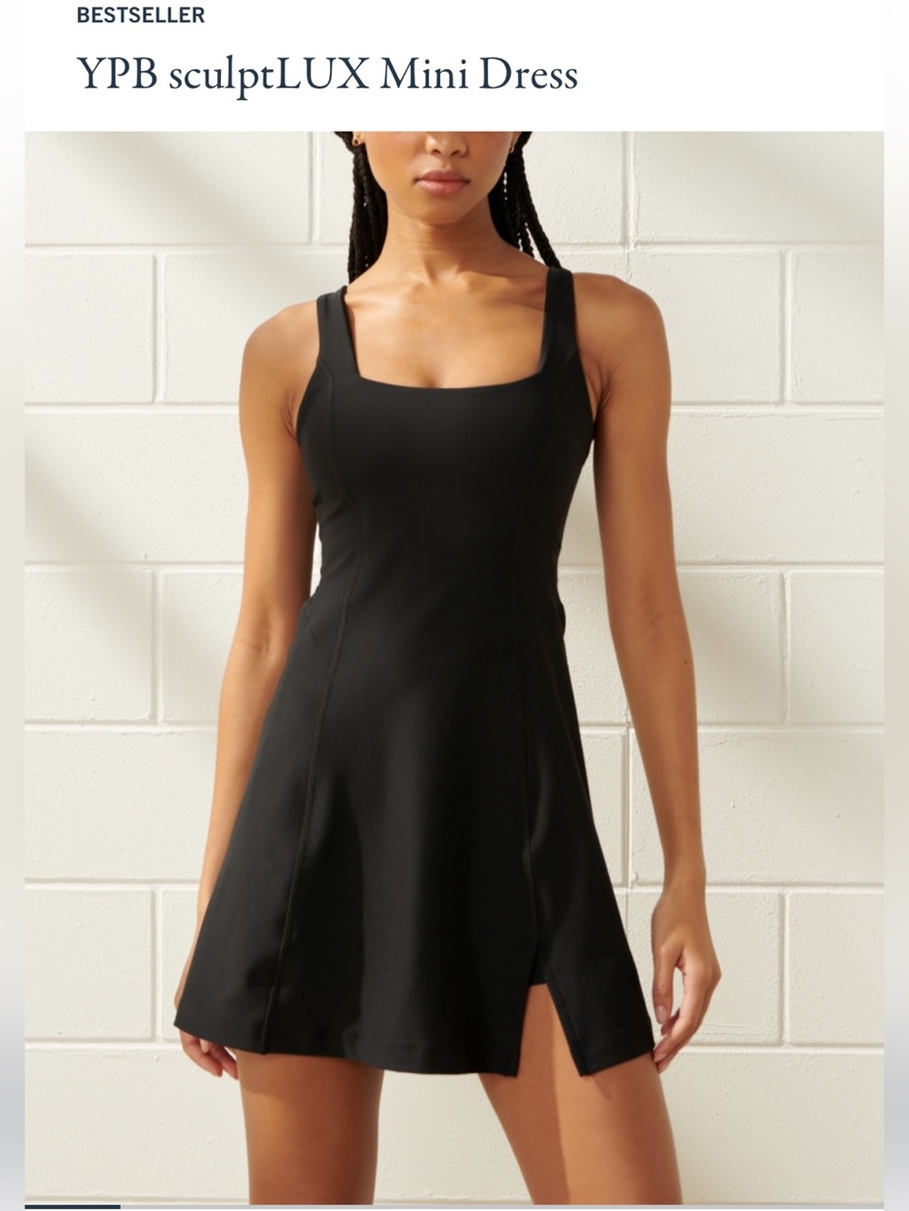 Abercrombie & Fitch Black SculptLUX Mini Dress